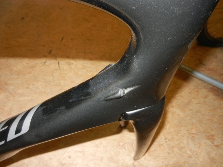 Used Specialized Vías Frameset 2020 Road & Gravel, Light Gray — image 6 of 14