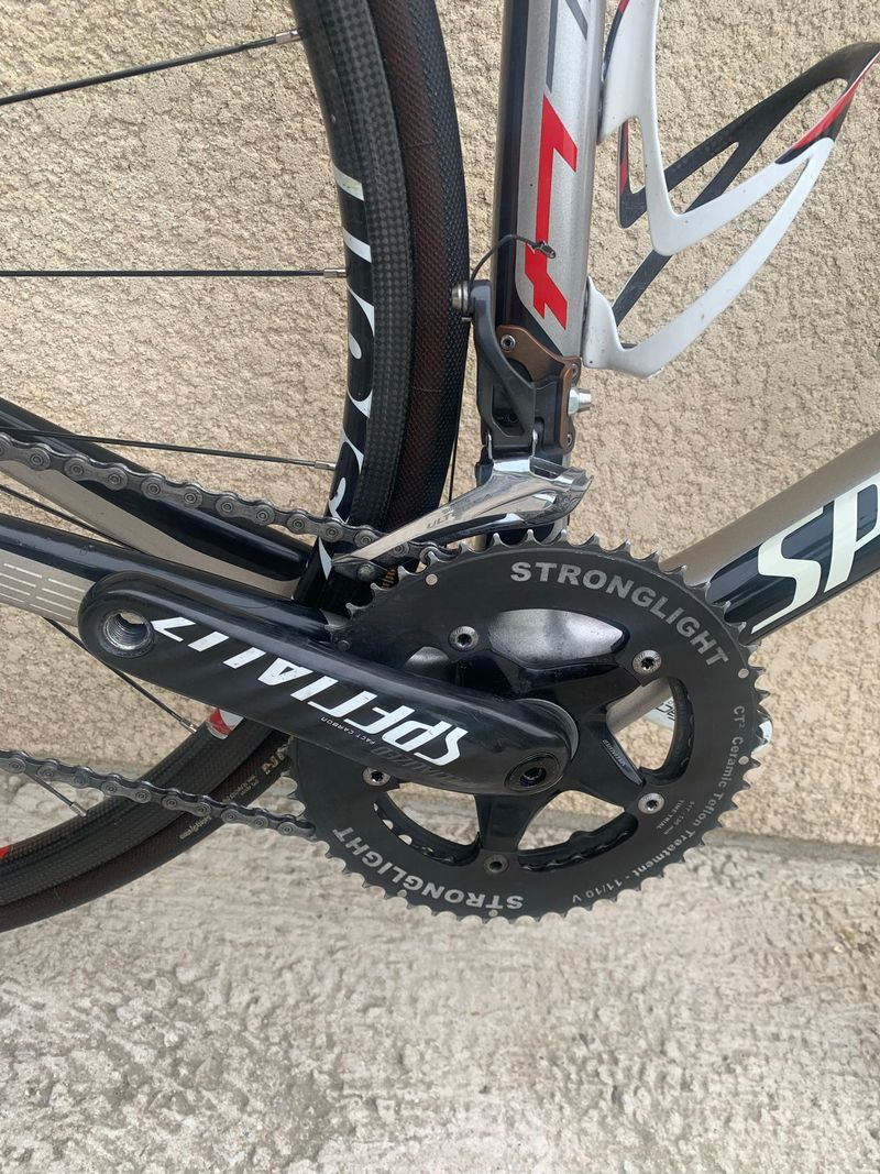 Used Specialized Tarmac SL4 Pro Frameset 2014 2014 Road & Gravel, Light Gray — image 3 of 6