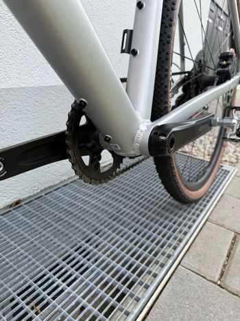 Used Canyon Grail 7 1by 2021 2021 Road & Gravel, Light Gray — image 7 of 12