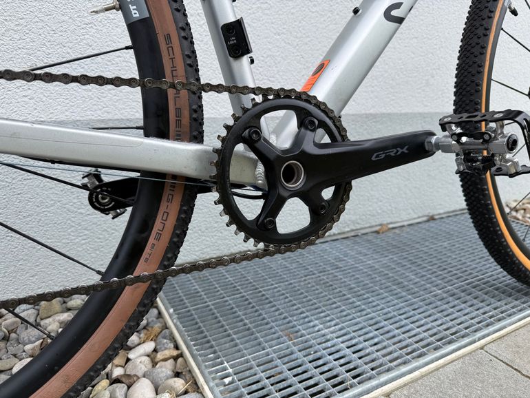 Used Canyon Grail 7 1by 2021 2021 Road & Gravel, Light Gray — image 9 of 12
