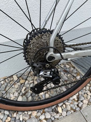 Used Canyon Grail 7 1by 2021 2021 Road & Gravel, Light Gray — image 10 of 12