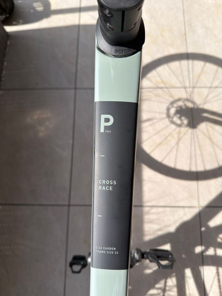 Used CUBE CROSS RACE C:62 PRO 2024 2024 Road & Gravel, Light Gray — image 5 of 6