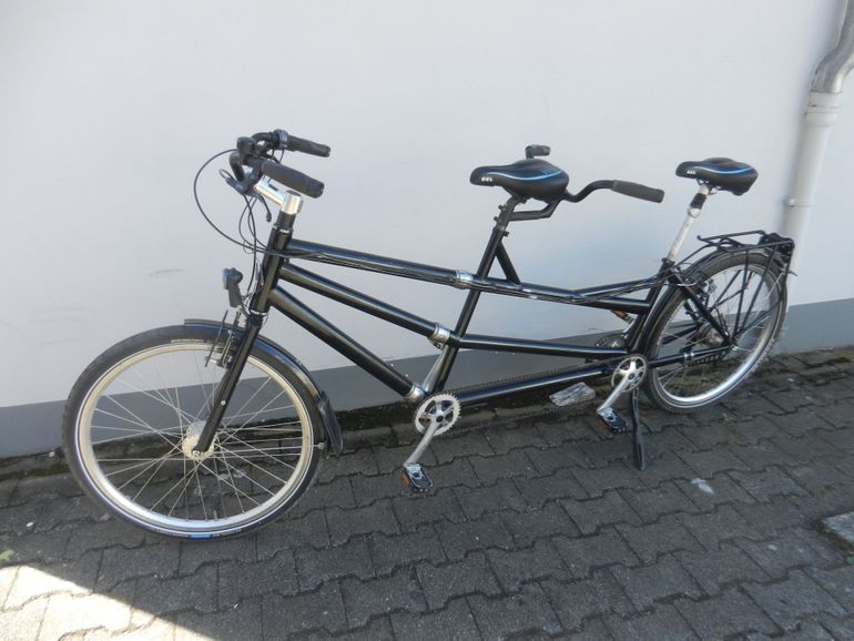 Used Tandem Tandem Rohloff 500/14 SON Chris King LED Lichtanlage 2015 Urban, Black — image 1 of 25