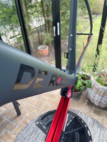 Used De Rosa Idol Disc Carbon frameset 2022 Frameset 2022 Road & Gravel, Light Gray — image 4 of 11