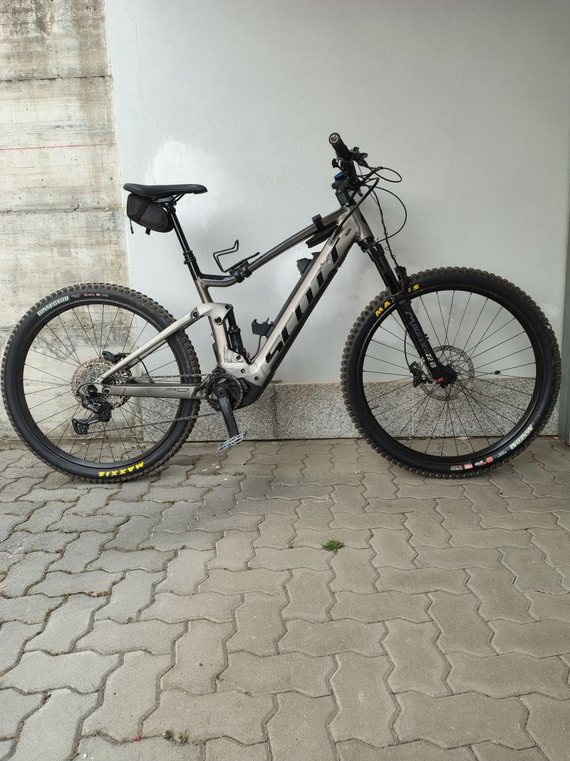 Scott Strike eRIDE 920 US 2021 2021 Mountainbike de segunda mano, Gris claro — imagen 1 de 12