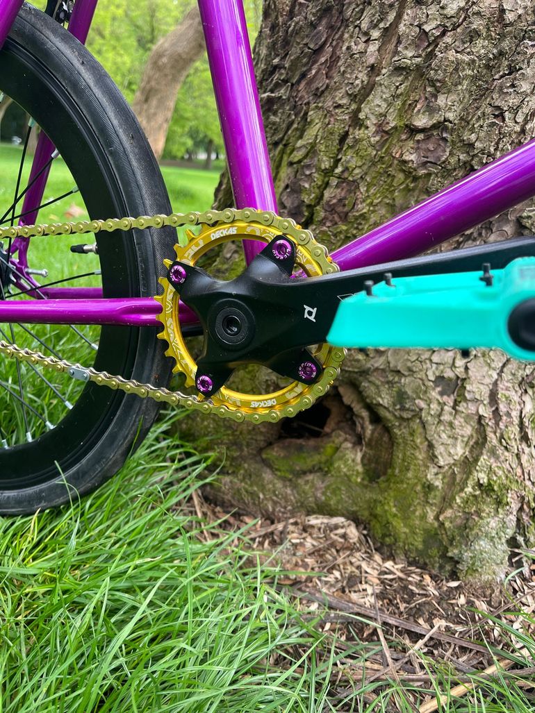 Used kosda Kosda Custom Single Speed / Fixed Gear 2026 Urban, Morado — image 2 of 8
