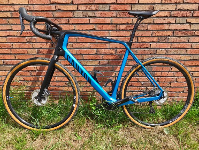 Used Canyon Grail CF SL 8 2021 2021 Road & Gravel, Blue — image 2 of 6