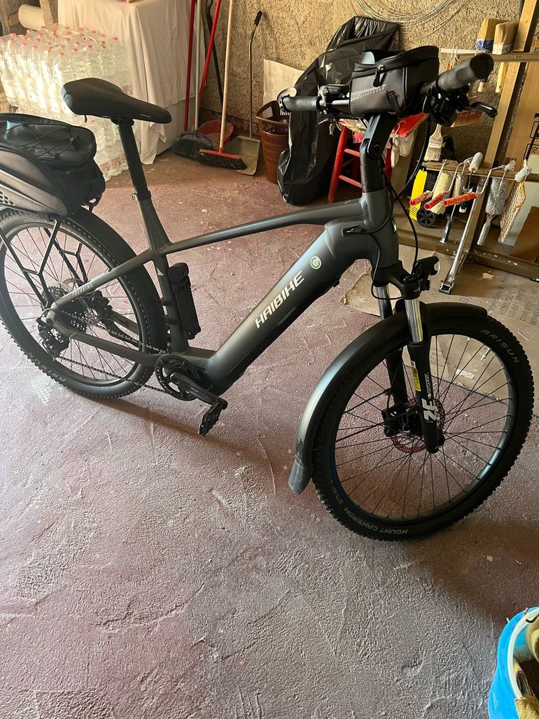 Used Haibike Xduro Shimano Dura Ace Di2 2025 Urban, Hellgrau — image 5 of 5