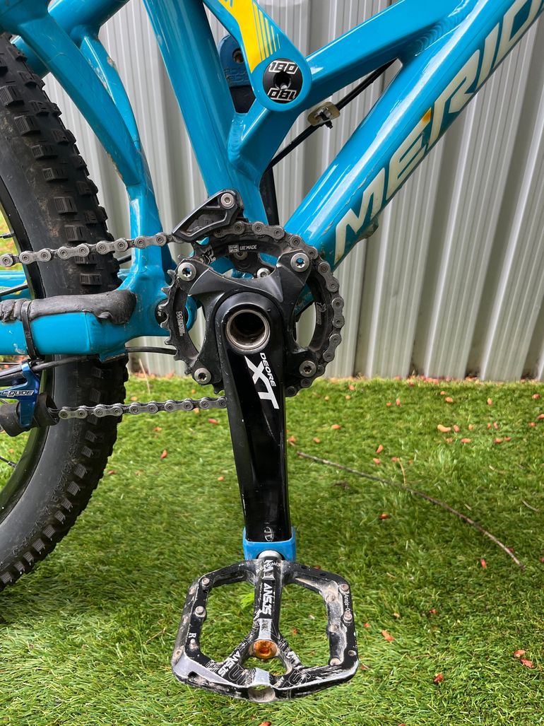 Used Merida One-eighty Shimano Deore XT 2015 Mountainbike, Blue — image 13 of 13