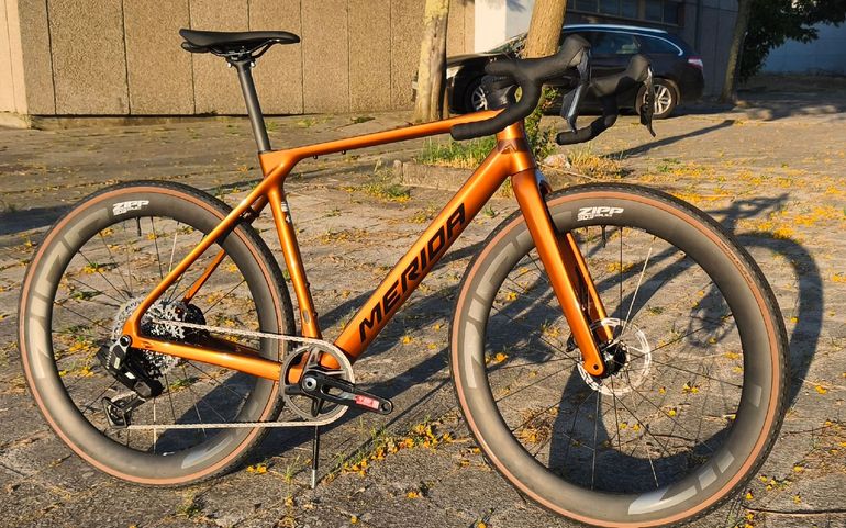 Used Merida MISSION 6000 2026 2026 Road & Gravel, Orange — image 2 of 6