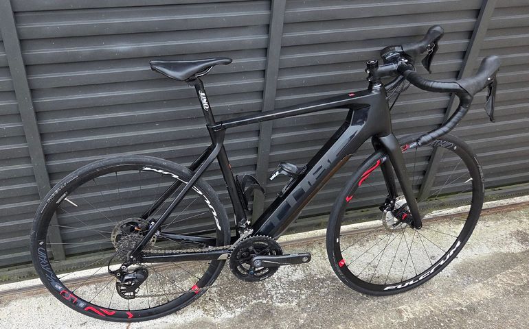 Used CUBE AGREE HYBRID C:62 SLT 2021 2021 Road & Gravel, Black — image 2 of 3