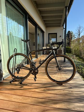 Used Specialized Aethos Ready To Paint 2022, Aufbau Campagnolo Super Record EPS, Roval Alpinist CLX 2022 Road & Gravel, Black — image 2 of 9