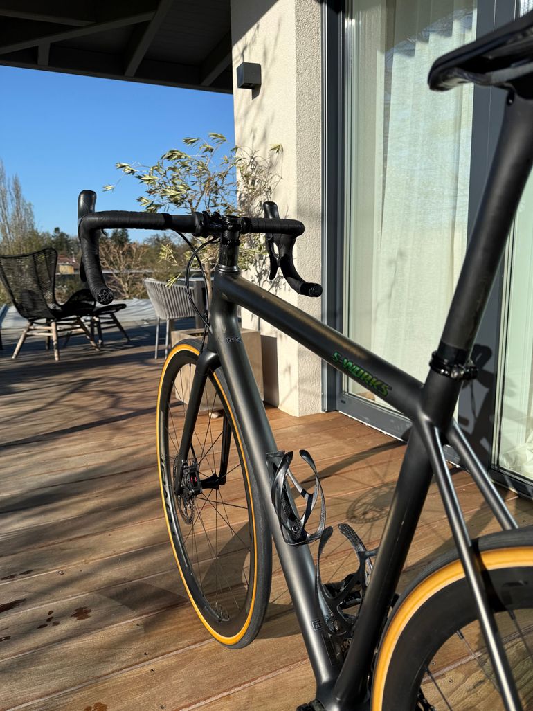 Used Specialized Aethos Ready To Paint 2022, Aufbau Campagnolo Super Record EPS, Roval Alpinist CLX 2022 Road & Gravel, Black — image 6 of 9