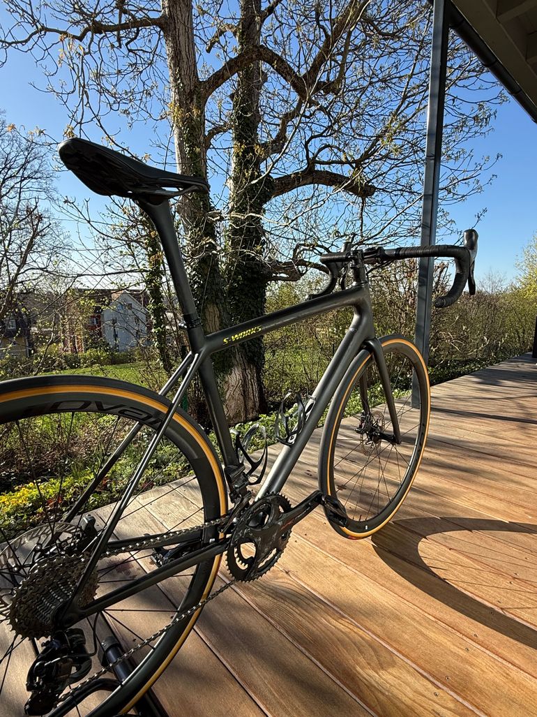 Used Specialized Aethos Ready To Paint 2022, Aufbau Campagnolo Super Record EPS, Roval Alpinist CLX 2022 Road & Gravel, Black — image 7 of 9