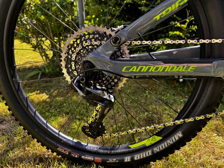 Used Cannondale Trigger SRAM X01 Eagle 2018 Mountainbike, Light Gray, 27.5 (650B) — image 2 of 15
