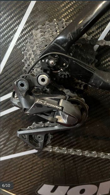 Used Cannondale Superslice Shimano Dura Ace Di2 2017 Road & Gravel, Schwarz — image 9 of 10