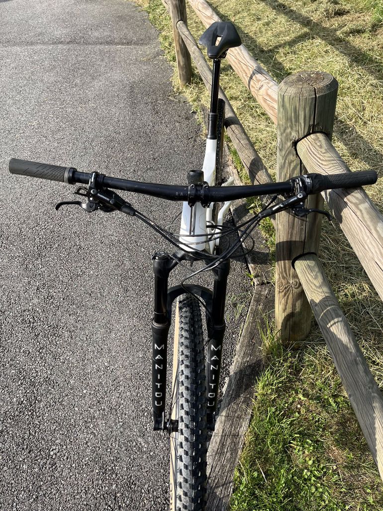 Used ROCKRIDER Mountain Bike Full Suspension XC Carbon Frame Race 900 S 2025 2025 Mountainbike, White, 29 — image 2 of 5