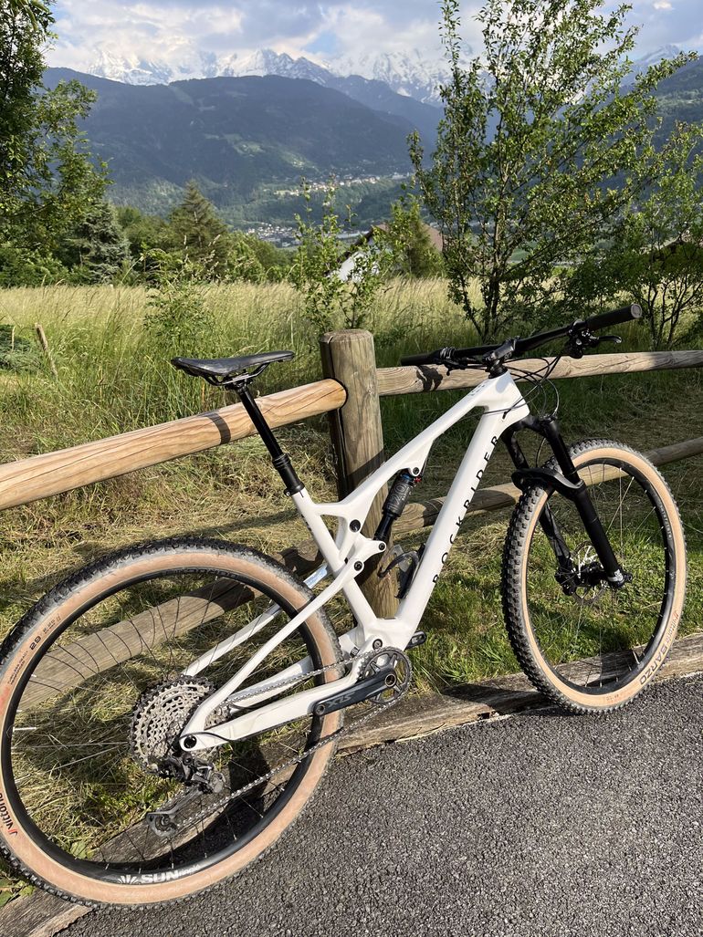 Used ROCKRIDER Mountain Bike Full Suspension XC Carbon Frame Race 900 S 2025 2025 Mountainbike, White, 29 — image 1 of 5