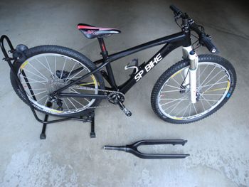 Used sp bike K16 2016 Mountainbike, Negro — image 3 of 7