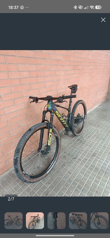 Used Scott Spark RC Team Issue AXS 2022 2022 Mountainbike, Black, 29 — image 5 of 7