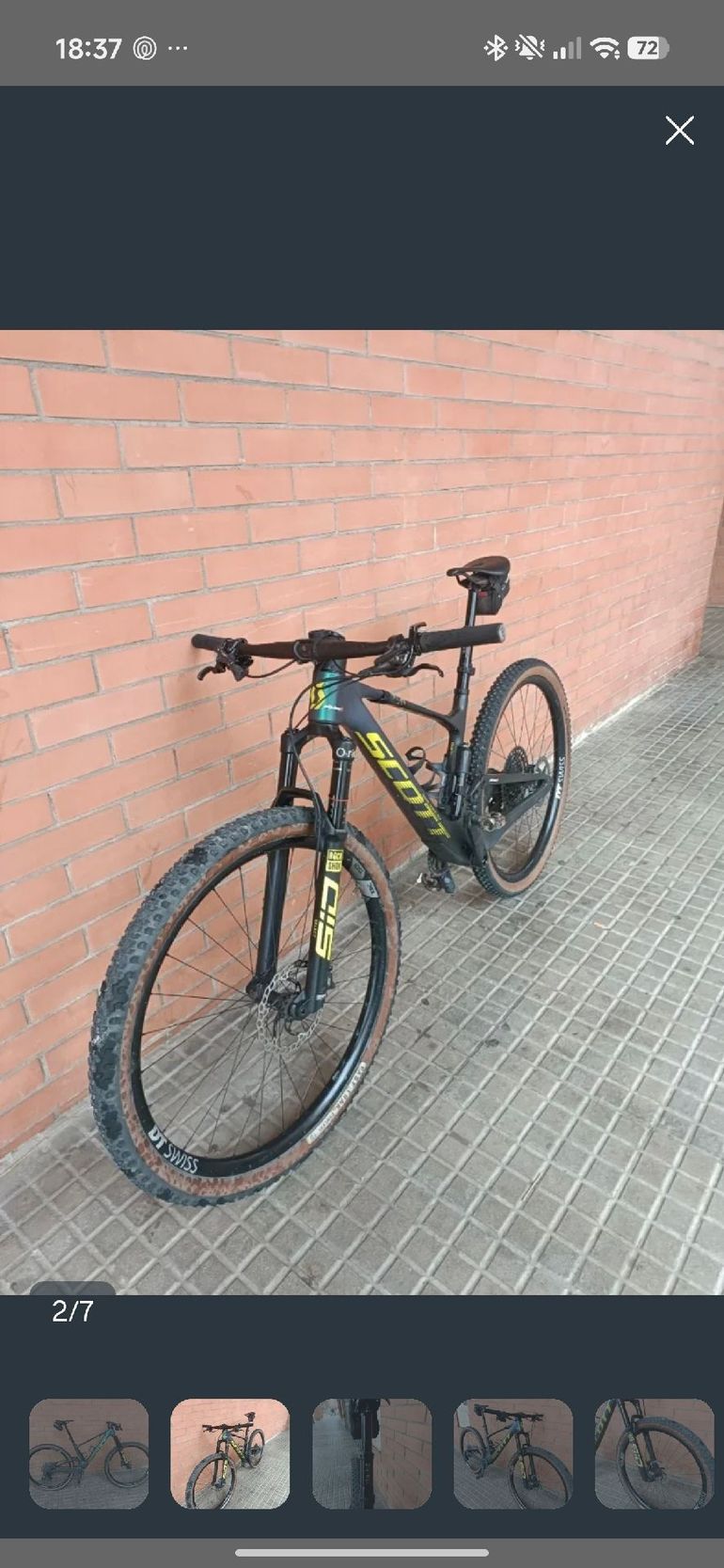 Used Scott Spark RC Team Issue AXS 2022 2022 Mountainbike, Black, 29 — image 5 of 7