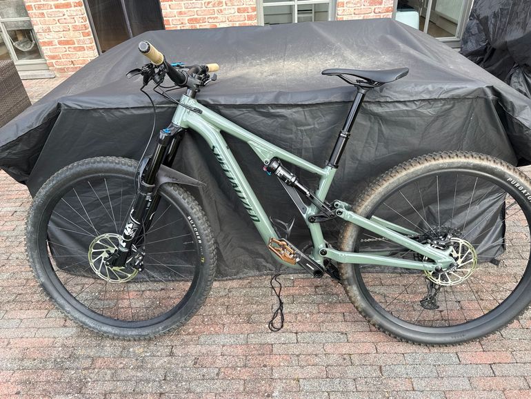 Used Specialized Stumpjumper Comp Alloy 2021 2021 Mountainbike, Green, 29 — image 1 of 8