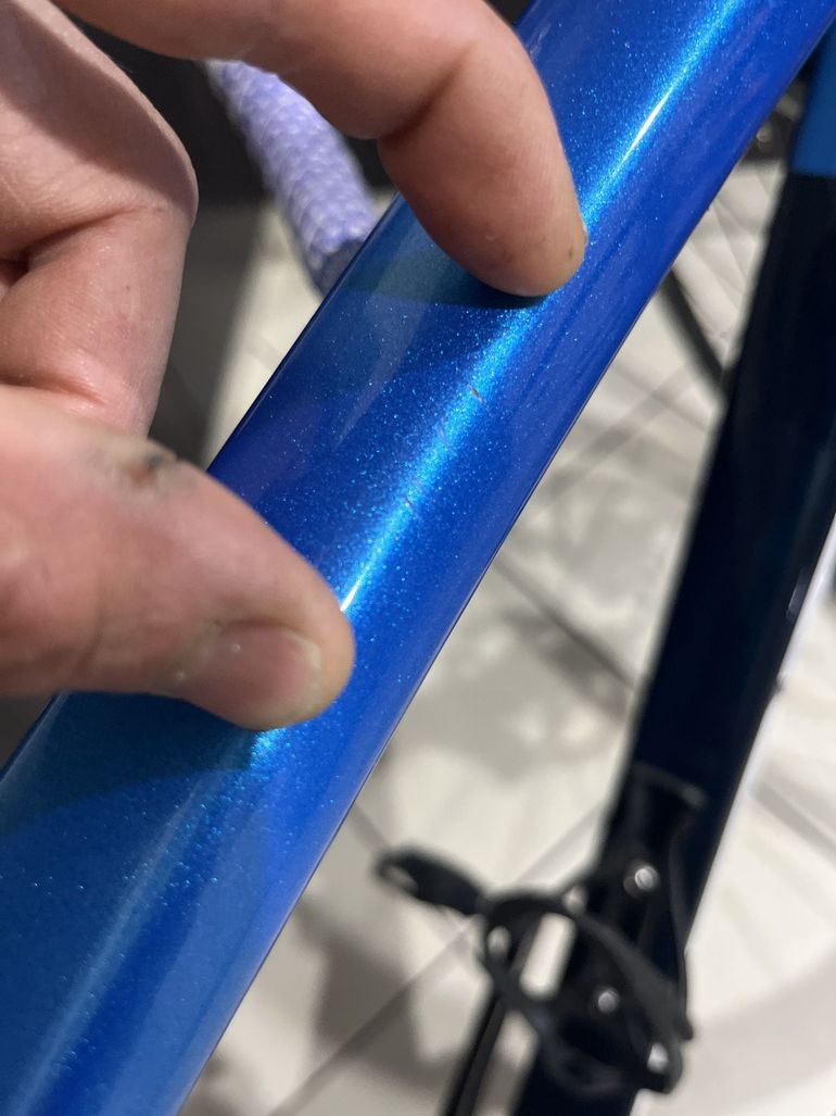 Used Trek Émonda SL 5 Disc 2022 2022 Road & Gravel, Blue — image 9 of 10