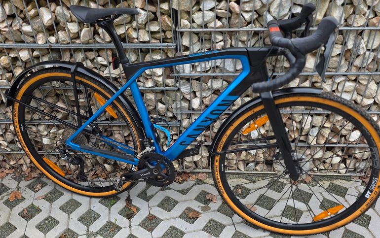 Used Canyon Grail CF SL 8.0 2019 2019 Road & Gravel, Blue — image 1 of 8