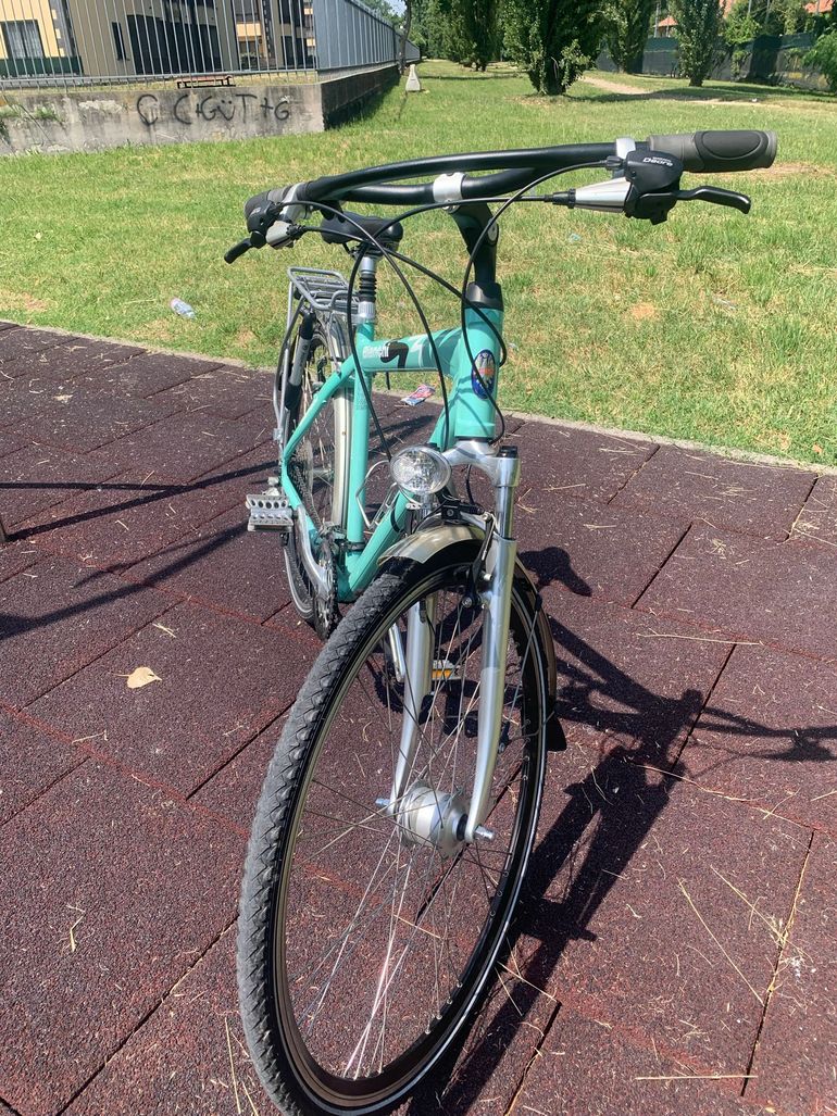 Used Bianchi Spillo Shimano Deore Urban, Green — image 22 of 30