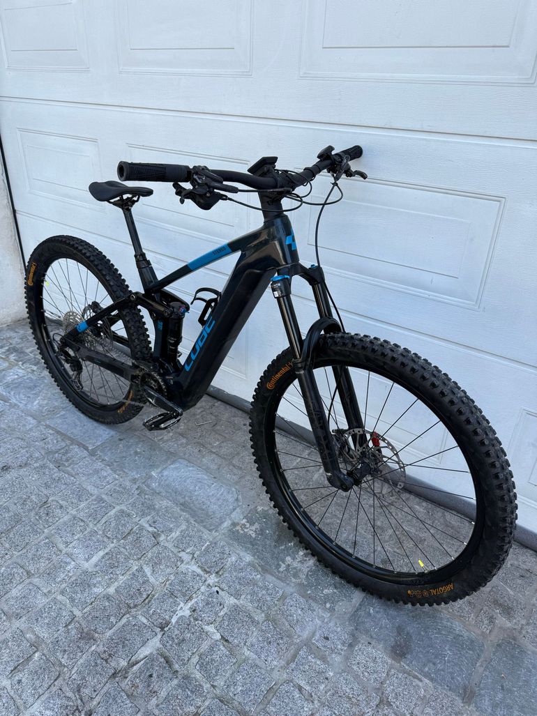 Used CUBE STEREO HYBRID 140 HPC, SLX 750 2023 2023 Mountainbike, Black, 27.5, 29 — image 6 of 14