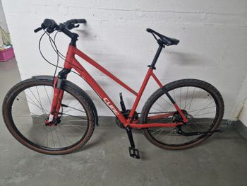 Used CUBE NATURE ALLROAD Trapeze 2021 2021 Urban, Red — image 2 of 9
