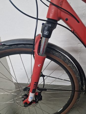 Used CUBE NATURE ALLROAD Trapeze 2021 2021 Urban, Red — image 8 of 9