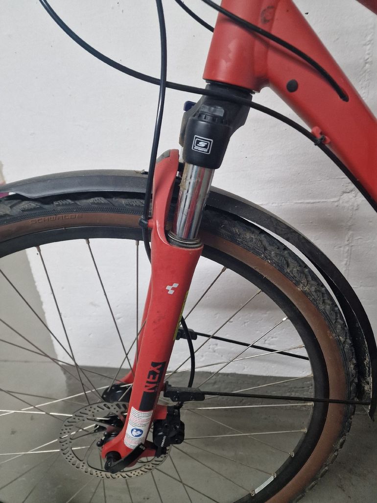 Used CUBE NATURE ALLROAD Trapeze 2021 2021 Urban, Red — image 8 of 9