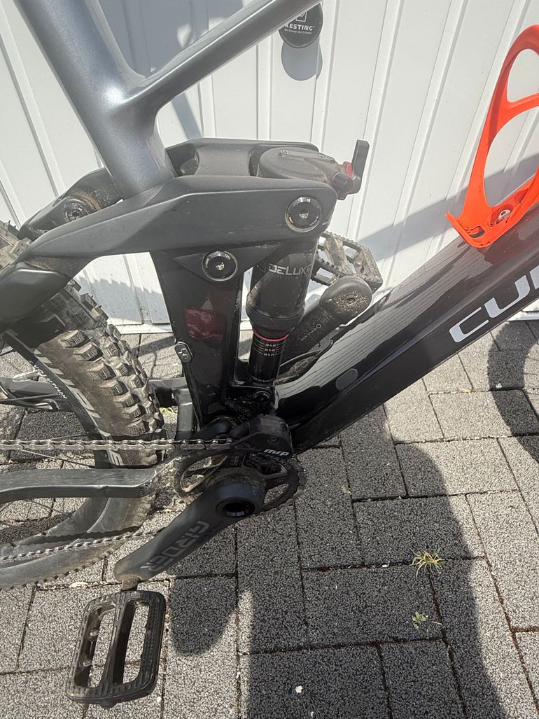 Used CUBE STEREO 140 HPC SL 27.5 2021 2021 Mountainbike, Light Gray, 27.5 — image 5 of 6