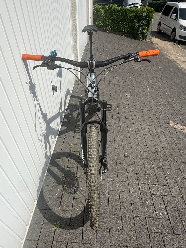 Used CUBE STEREO 140 HPC SL 27.5 2021 2021 Mountainbike, Light Gray, 27.5 — image 3 of 6
