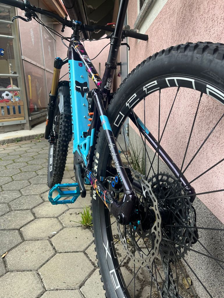 Used Mondraker DUSK R 2024 2024 Mountainbike, Blue, 29 — image 10 of 11