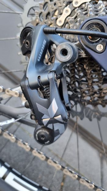 Used CUBE STING WS 140 HPC SL 2021 2021 Mountainbike, Blue, 27.5 — image 4 of 9