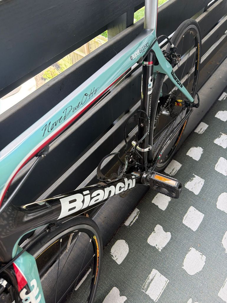 Used Bianchi Bianchi Custom Campagnolo Record 2010 Road & Gravel, Green — image 5 of 5