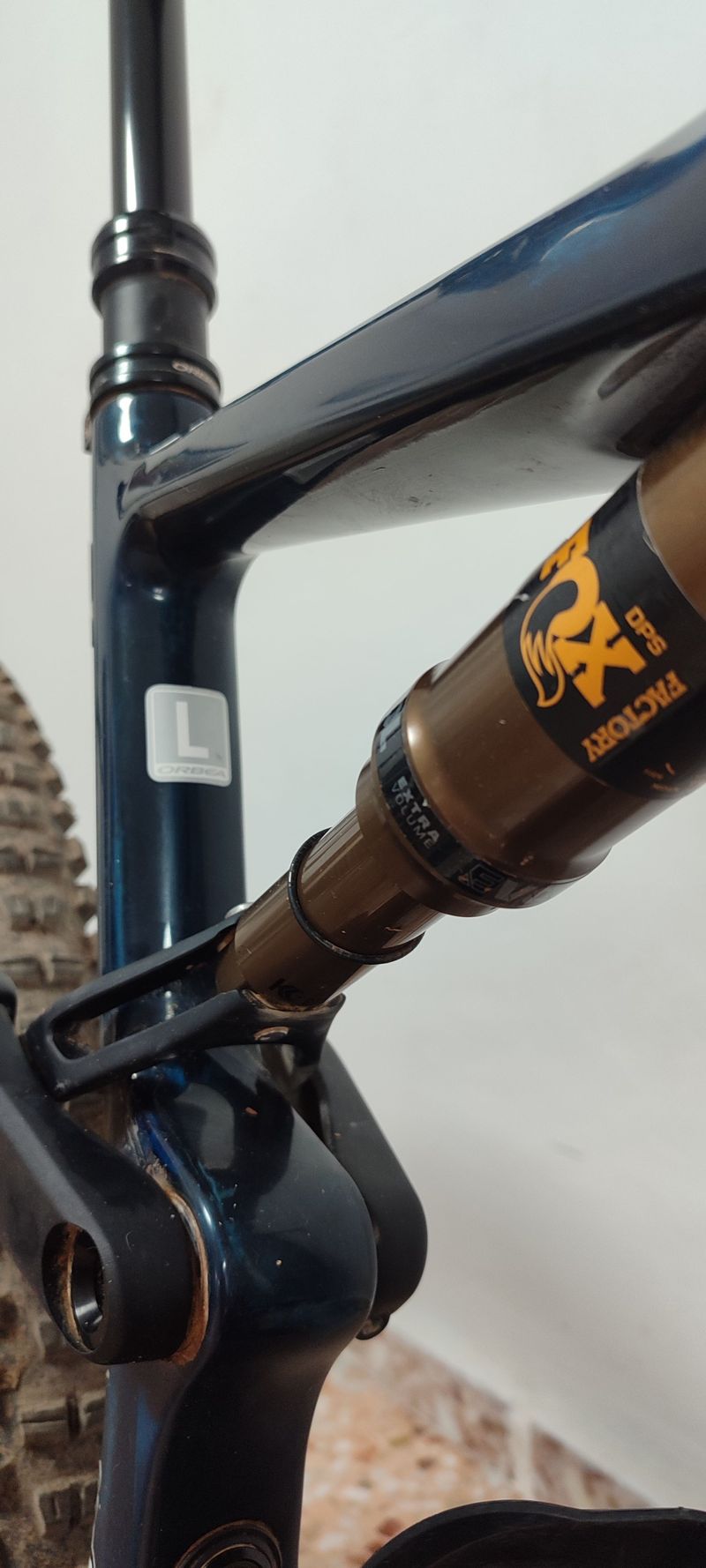 Orbea Rise Shimano SLX 2021 Mountainbike usato, Blu — immagine 7 di 18