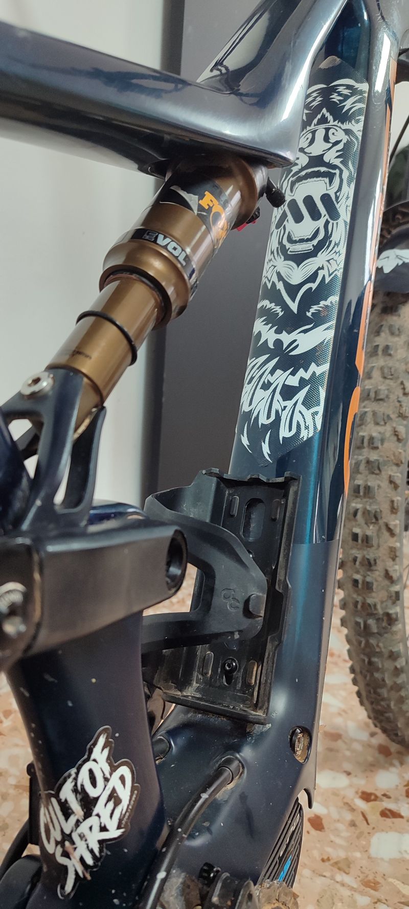 Orbea Rise Shimano SLX 2021 Mountainbike usato, Blu — immagine 8 di 18