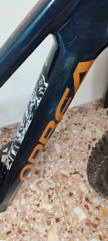 Orbea Rise Shimano SLX 2021 Mountainbike usato, Blu — immagine 11 di 18