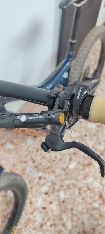 Orbea Rise Shimano SLX 2021 Mountainbike usato, Blu — immagine 4 di 18