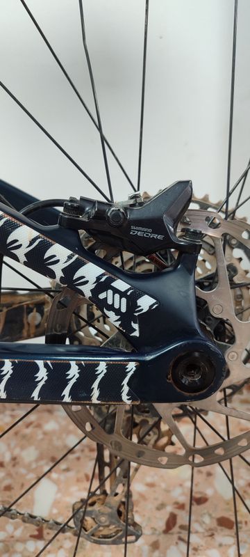 Orbea Rise Shimano SLX 2021 Mountainbike usato, Blu — immagine 13 di 18