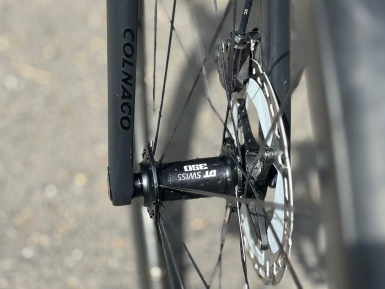 Used Colnago V4Rs Disc Ultegra Di2 8100 w/Fulcrum Racing Wind 400 Wheels 2024 2024 Road & Gravel, Black — image 6 of 22