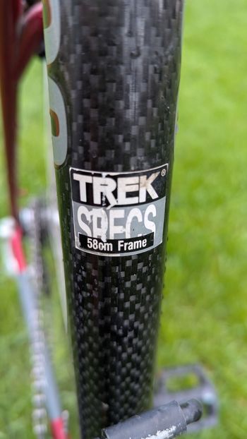 Used Trek Vintage Trek 2200 Carbon Road Bike – Shimano 105 – GP5000 Tires – 58cm 1998 Road & Gravel, Light Gray — image 11 of 14