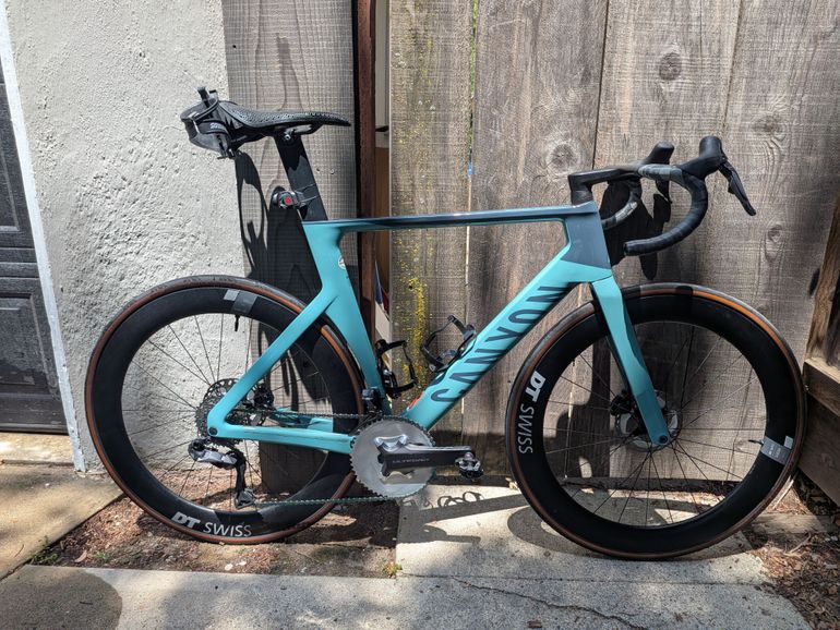 Used Canyon Aeroad CF SLX 8 Di2 2023 2023 Road & Gravel, Green — image 1 of 6