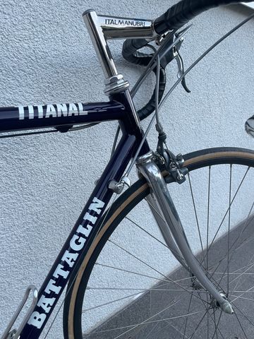 Used Battaglin Custom Shimano 105 1995 Road & Gravel, Blue — image 4 of 5