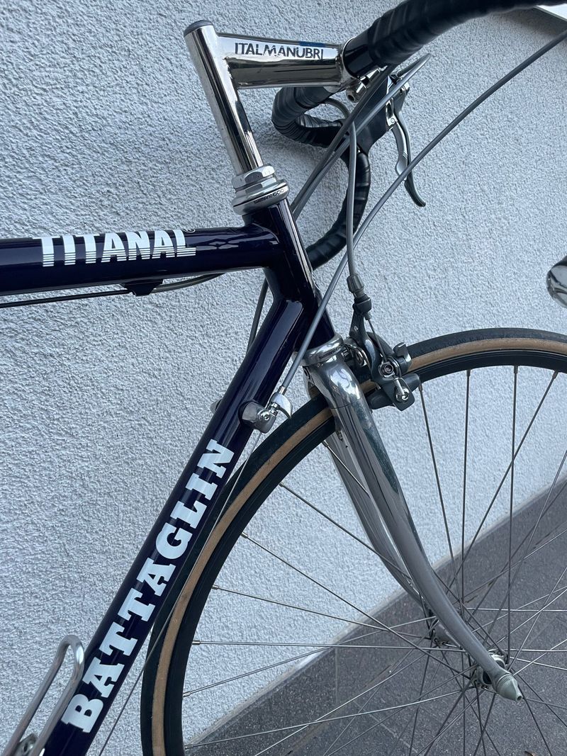 Used Battaglin Custom Shimano 105 1995 Road & Gravel, Blue — image 4 of 5