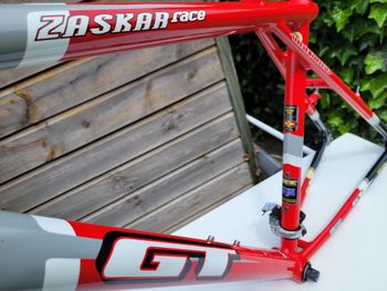 Used GT ZASKAR Race Frameset 2001 Mountainbike, Red — image 3 of 12