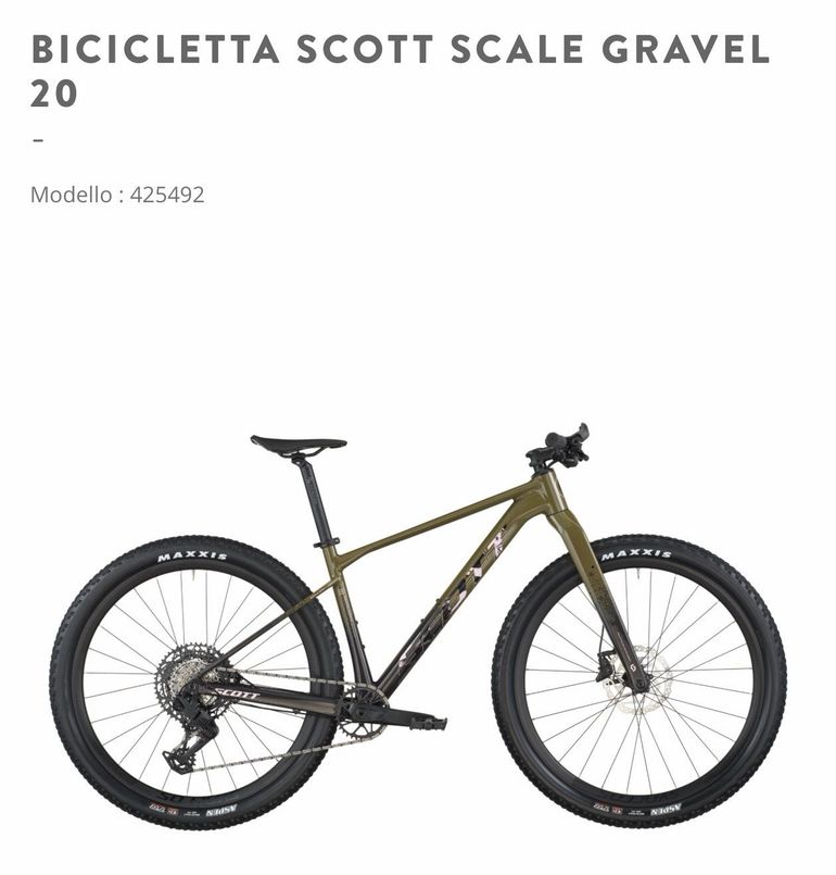 Used Scott Scale Gravel 20 2025 2025 Road & Gravel, Green — image 2 of 3